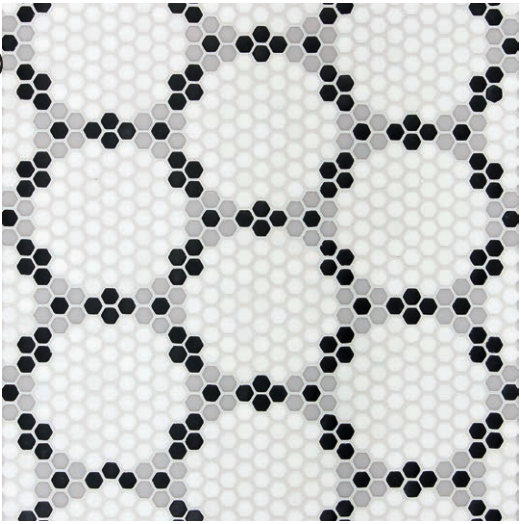 Geometro Classic Bourges, Recycled Glass Tile